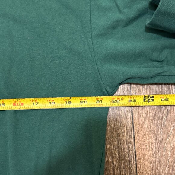 VTG Gap Long Sleeve Turtleneck Shirt Men's XL Green Pullover Blank Plain USA 90s - Picture 6 of 7